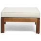 Hearth and Haven Cambridge 5-Piece Patio Conversation Set with Beige Cushion in Teak, , large