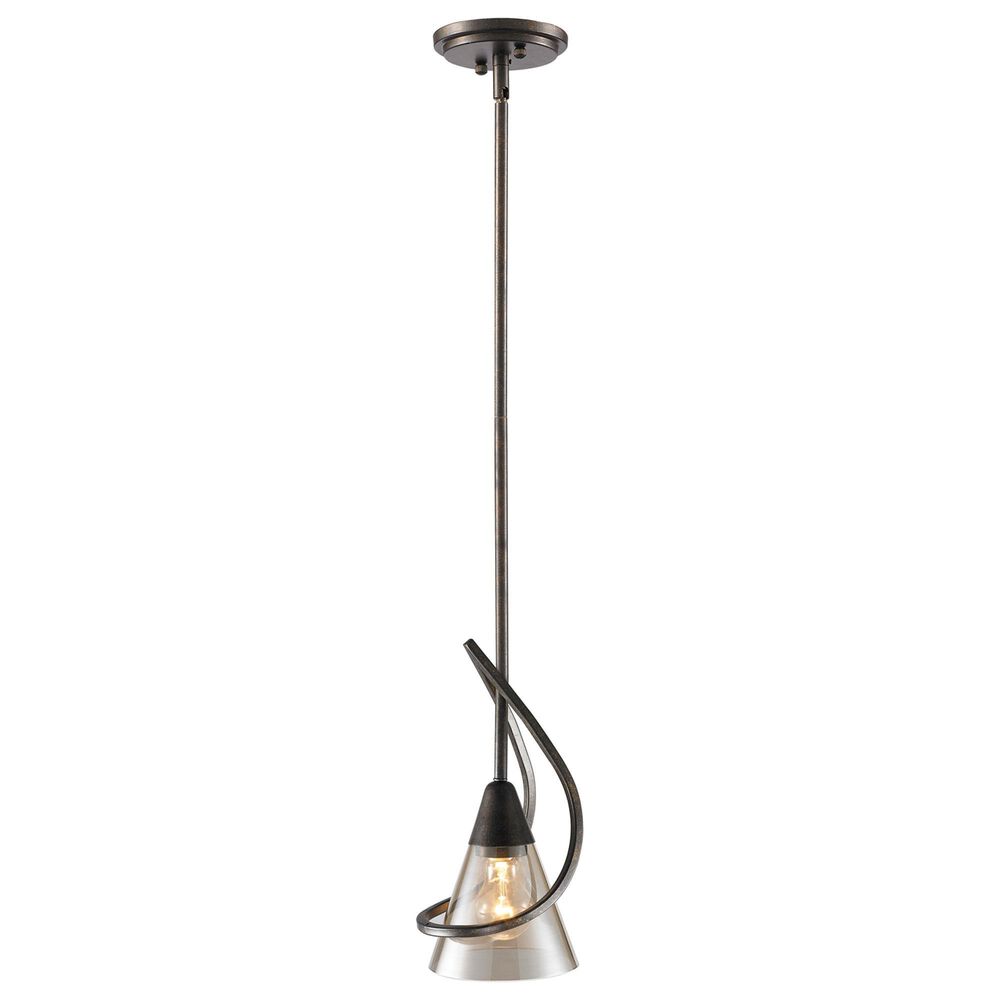 Golden Lighting Olympia 1-Light Mini Pendant in Burnt Sienna, , large