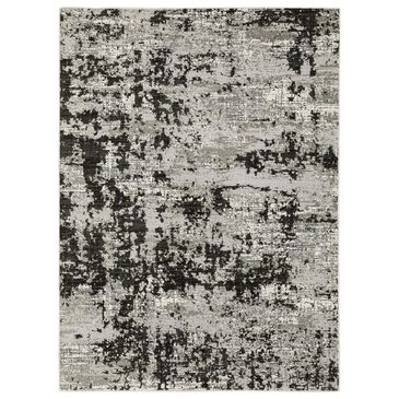 Oriental Weavers Caravan Greyed Out 7"10" x 10"10" Grey and Black Area Rug, , large
