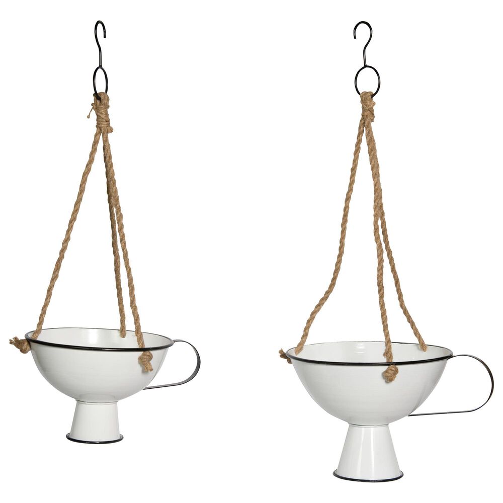 VIP Home and Garden American Mercantile Hanging Planters (Set of 2), , large