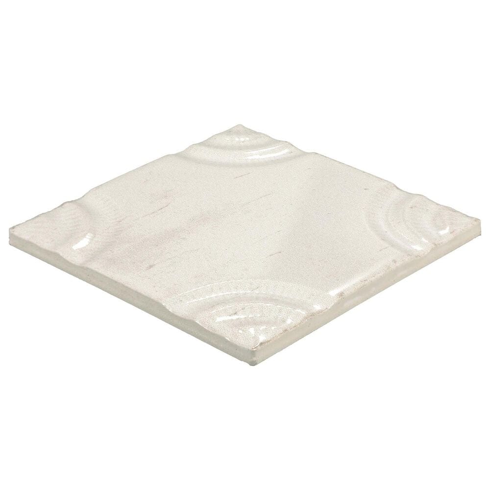 Dal-Tile Relicca Deckle 4" x 4" Square Circle Ceramic Tile, , large