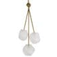 Uttermost Geodesic 3-Light Pendant in Antique Brass, , large