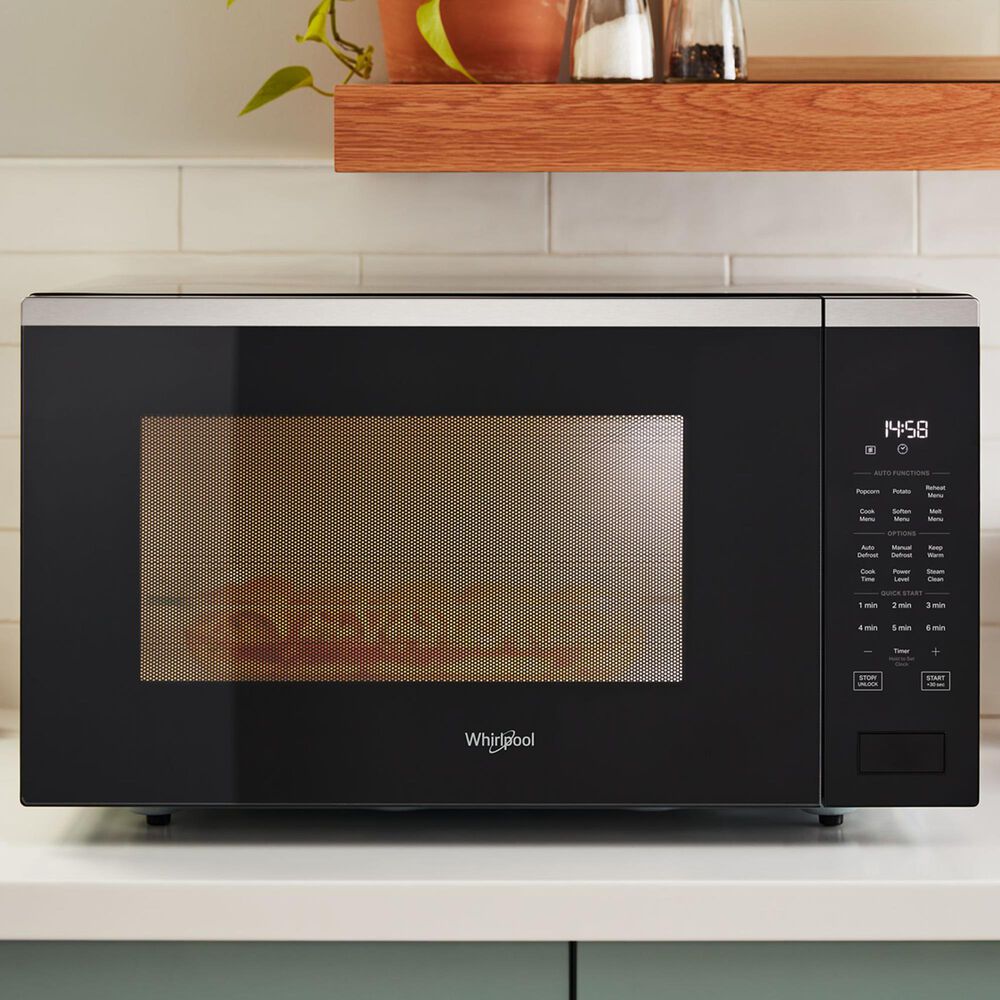 Whirlpool 2.2 Cu. Ft. Sensor Cooking Microwave in Stainless Steel, , large