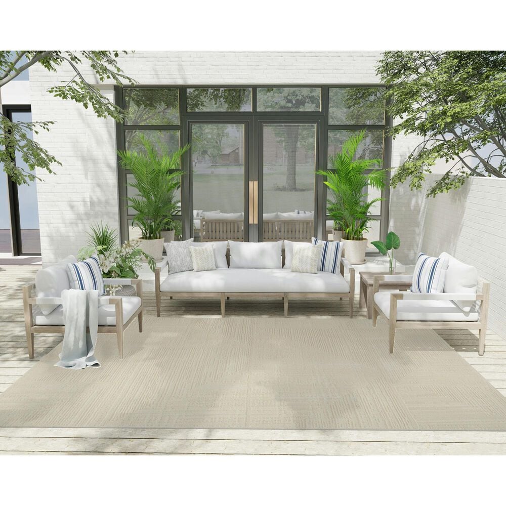 Nourison Sustainable Trends 7&#39;10&quot; x 9&#39;10&quot; Ivory Area Rug, , large