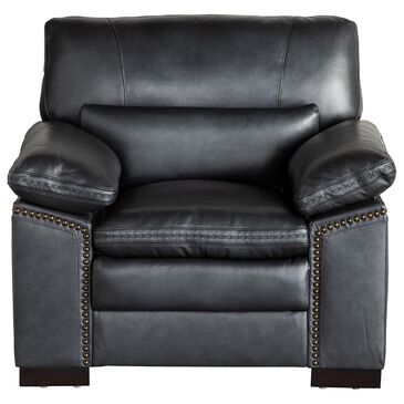Interlochen Leather Chair in Chesapeake Navy, , large