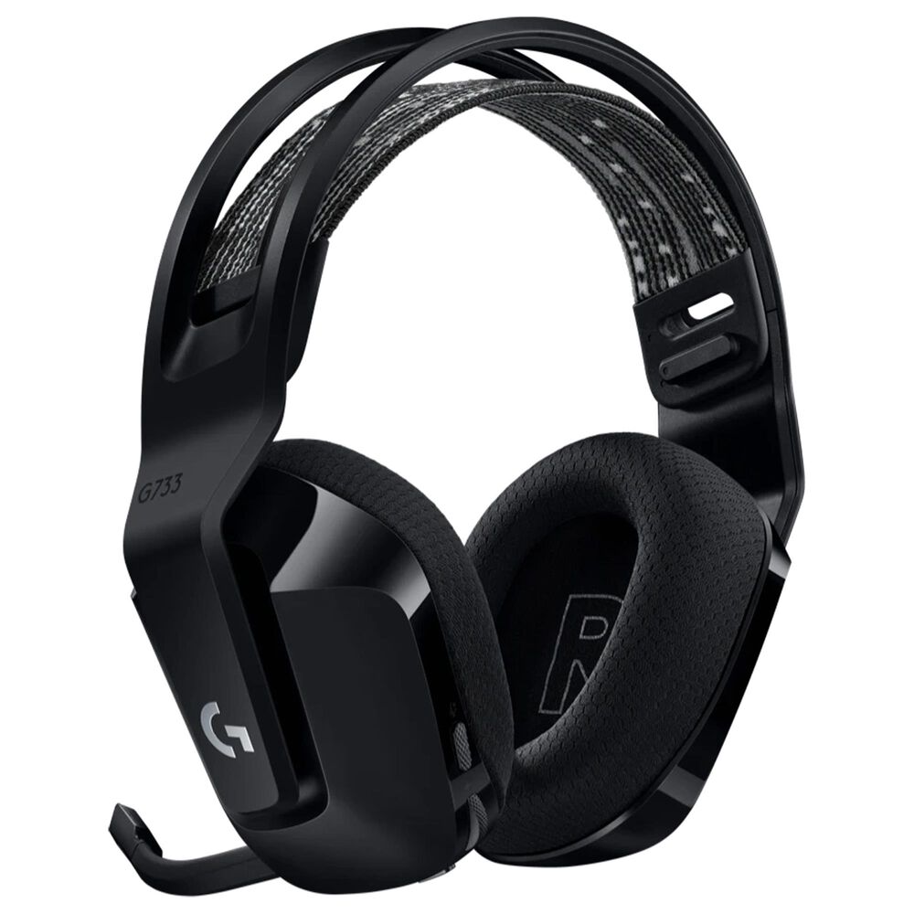 Logitech G733 Lightspeed Wireless RGB Gaming Headset in Black, , large