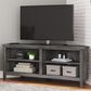 Ashley Arlenbry 58" Corner TV Stand in Gray and Weathered oak, , large