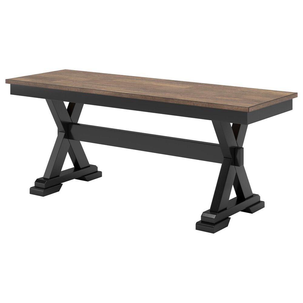 Ashley Wildenauer Dining Bench in Brown and Black, , large