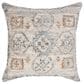 Classic Home Luken 22" Square Throw Pillow in Gray and Multicolor, , large
