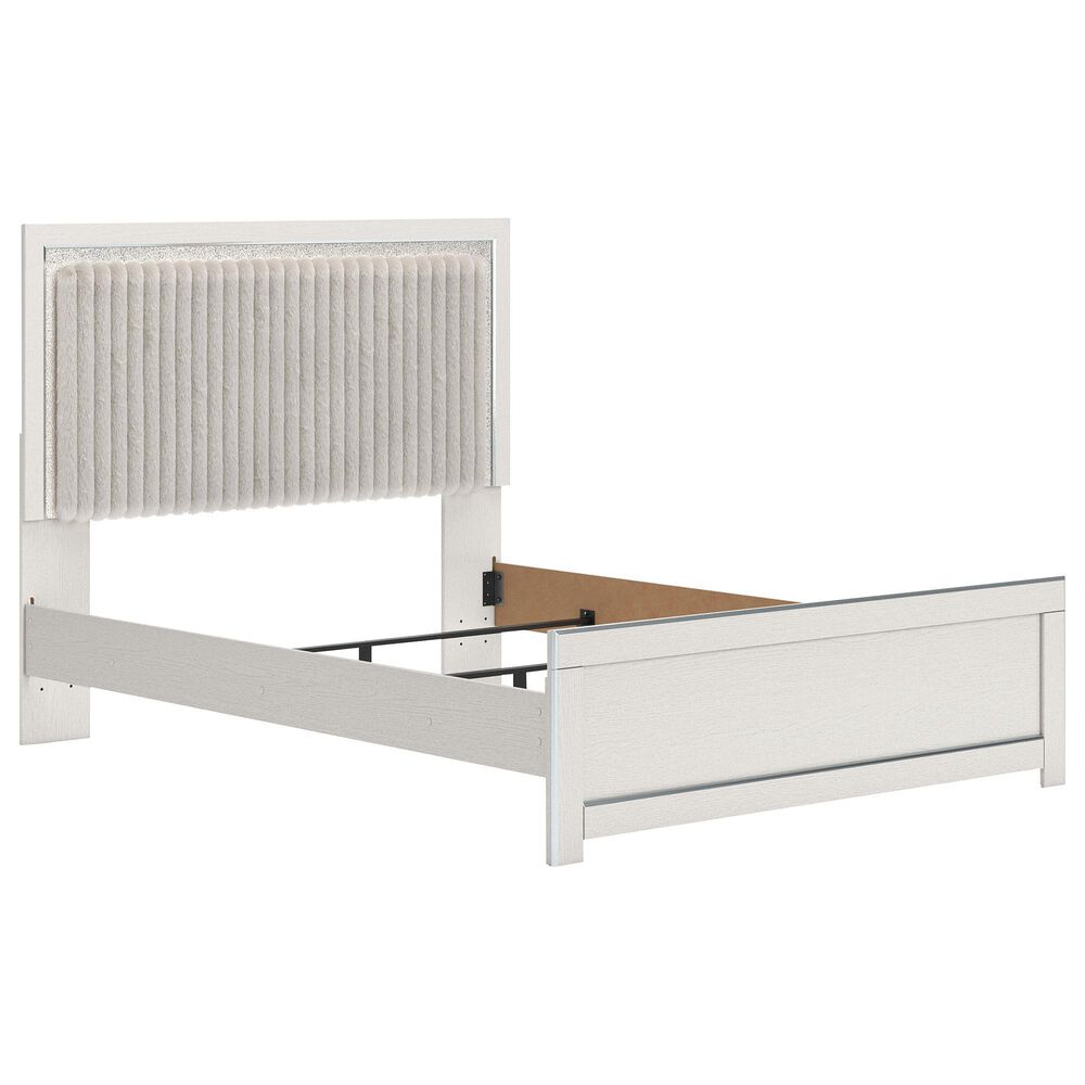 Ashley Zuraleus Queen Panel Bed in Matte White, , large