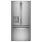 GE Appliances 17.5 Cu. Ft. Counter-Depth French-Door Refrigerator in Fingerprint Resistant Stainless Steel, , large