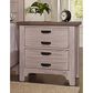 Viceray Collections Bungalow 2 Drawer Nightstand in Dover Grey and Folkstone, , large