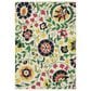 Oriental Weavers Havana HAV10 Ivory and Multicolor 5"3" x 7"3" Indoor/Outdoor Area Rug, , large