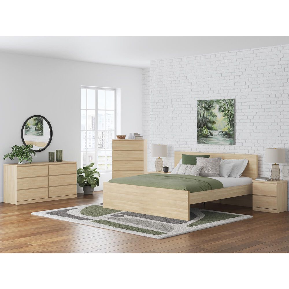 Ashley Onita Queen Panel Platform Bed in Natural, , large