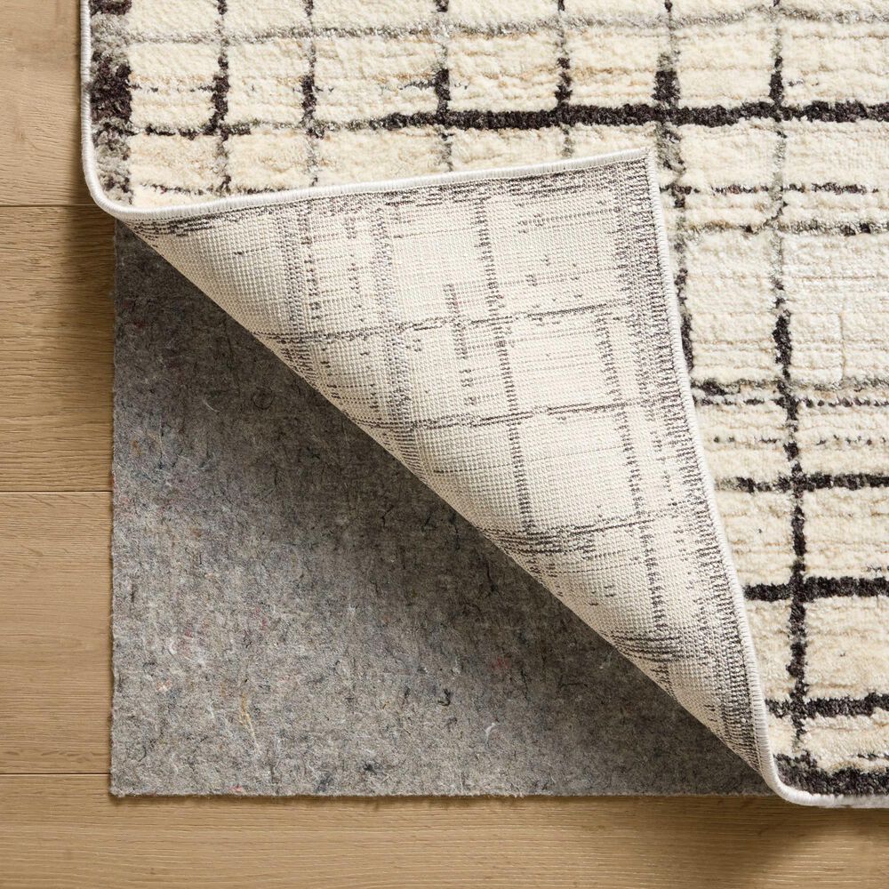 Jeremiah Brent x Loloi Bleecker Ivory and Charcoal 2&#39;7&quot; x 8&#39; Runner, , large