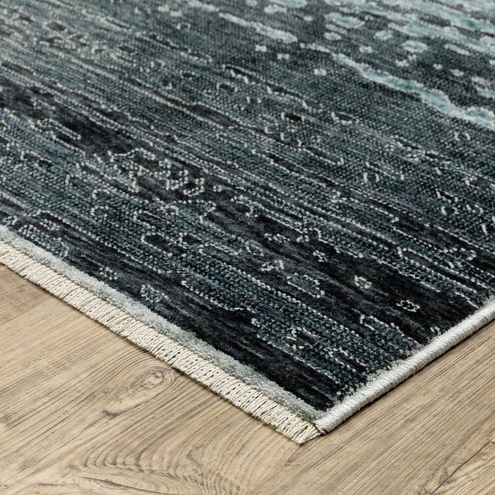 Oriental Weavers Echo Blue and Beige 3&#39;3&quot; x 5&#39; Area Rug, , large