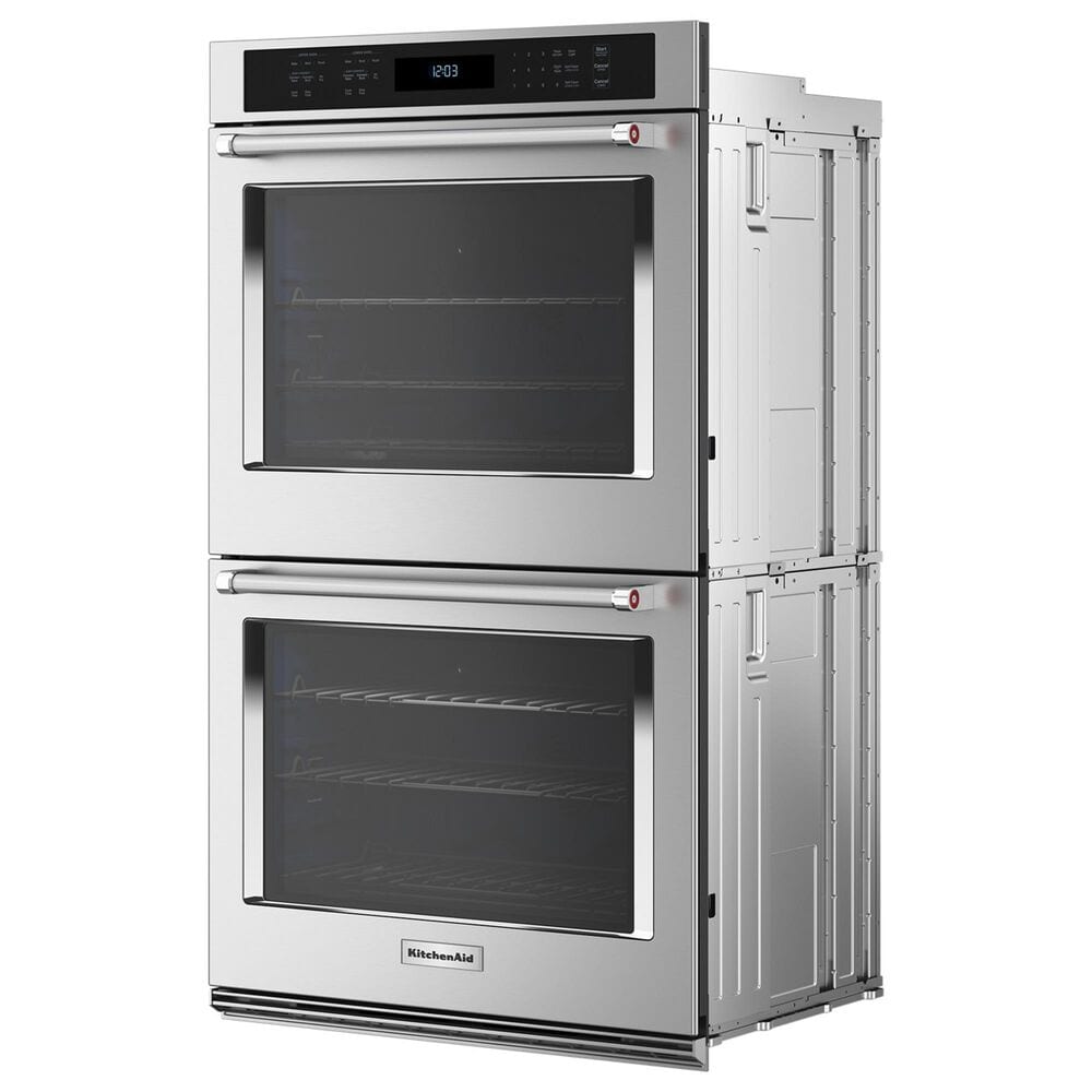 KitchenAid 27&quot; Double Electric Wall Oven with Air Fry Mode in Stainless Steel, , large