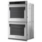 KitchenAid 27" Double Electric Wall Oven with Air Fry Mode in Stainless Steel, , large