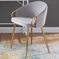 LumiSource Claire Accent Chair in Silver, , large