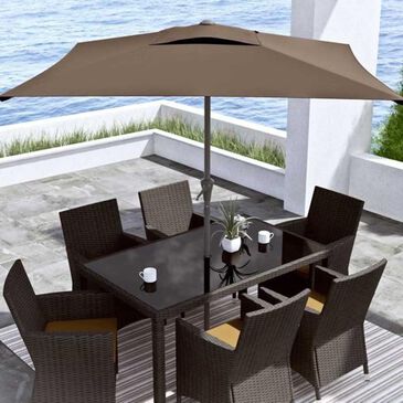 CorLiving Sandy Brown Patio Umbrella, , large