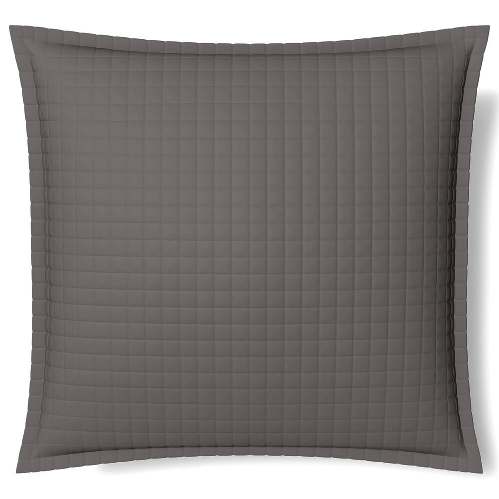 Ann Gish Ready-to-Bed 2.0 Euro Quilted Sham in Grey, , large