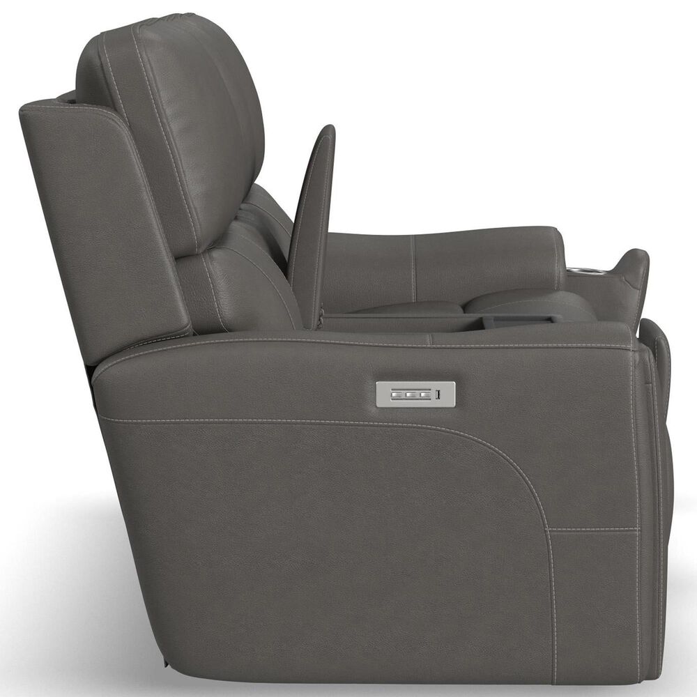 Oxford Furniture Carter 3-Piece Power Reclining Living Room Set in Smoke Gray, , large