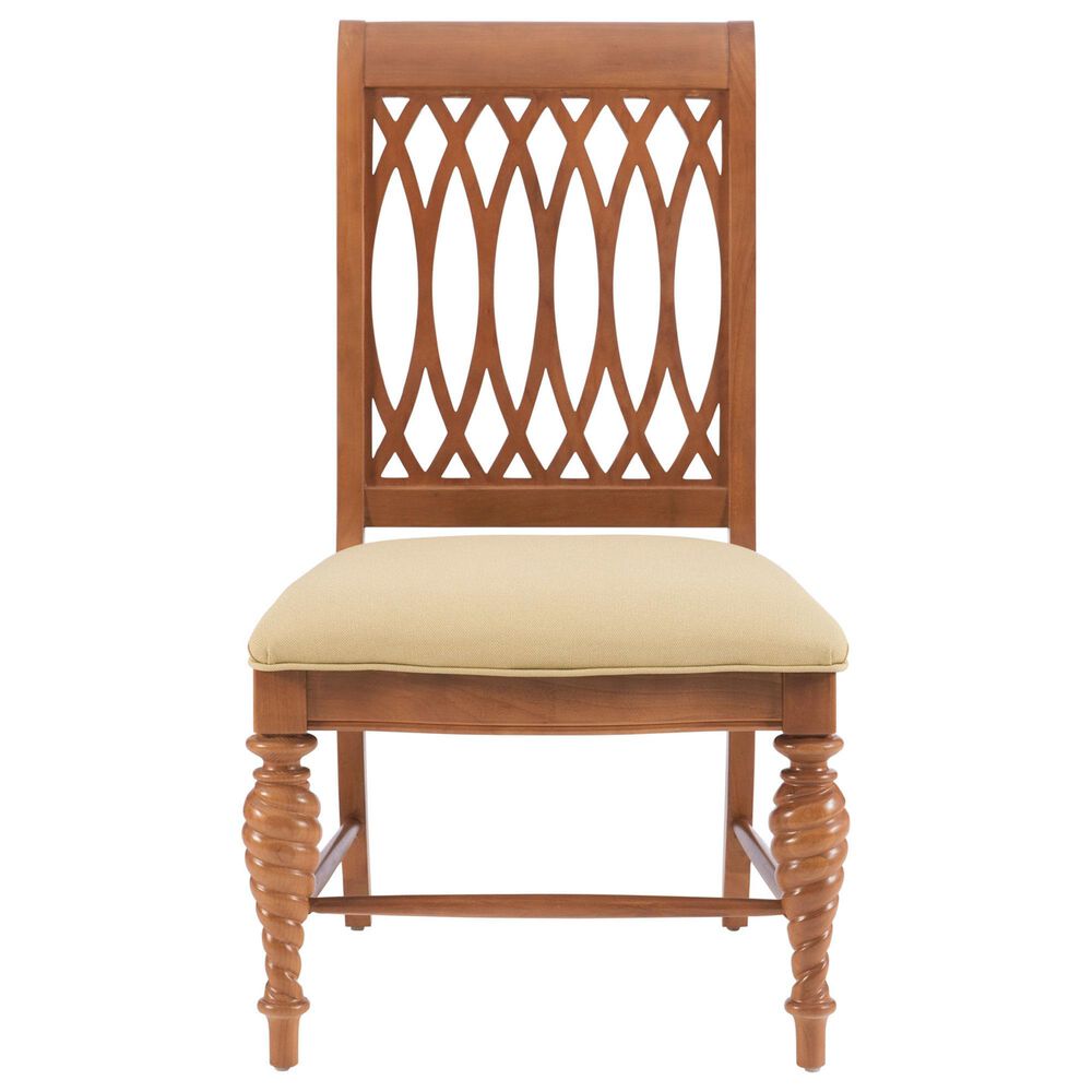 Linon Home Decor Mercer Side Chair in Warm Brown, , large
