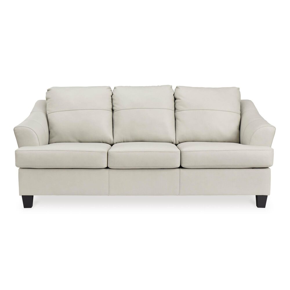 Ashley Genoa Leather Sofa and Loveseat in Coconut, , large