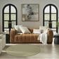 Nourison Courtyard Ivory and Green 5" Round Indoor/Outdoor Area Rug, , large