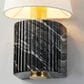 Corbett Lighting Aden 1-Light Wall Sconce in Vintage Brass and Black Marble, , large