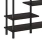 HOMLUX 6-Tier Accent Display Rack in Espresso and Black, , large
