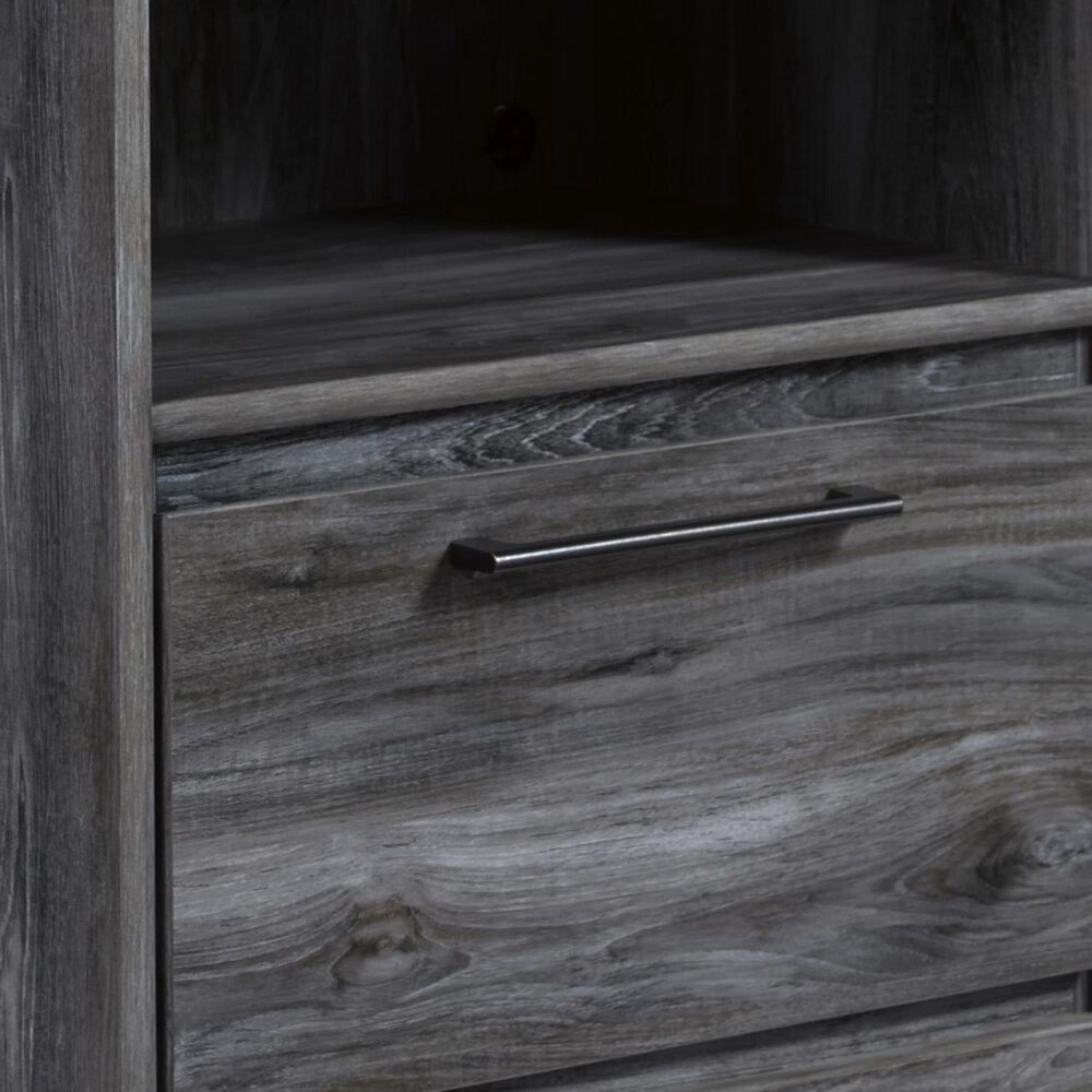 Signature Design by Ashley Baystorm 1-Drawer Nightstand in Smoke Gray, , large
