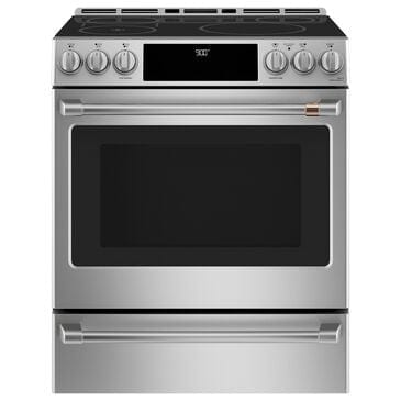 Cafe 30" Slide-In Induction Smoothtop Range in Stainless Steel, , large