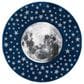 Safavieh Carousel Outer Space 6"7" Round Navy and Grey Kids  Area Rug, , large