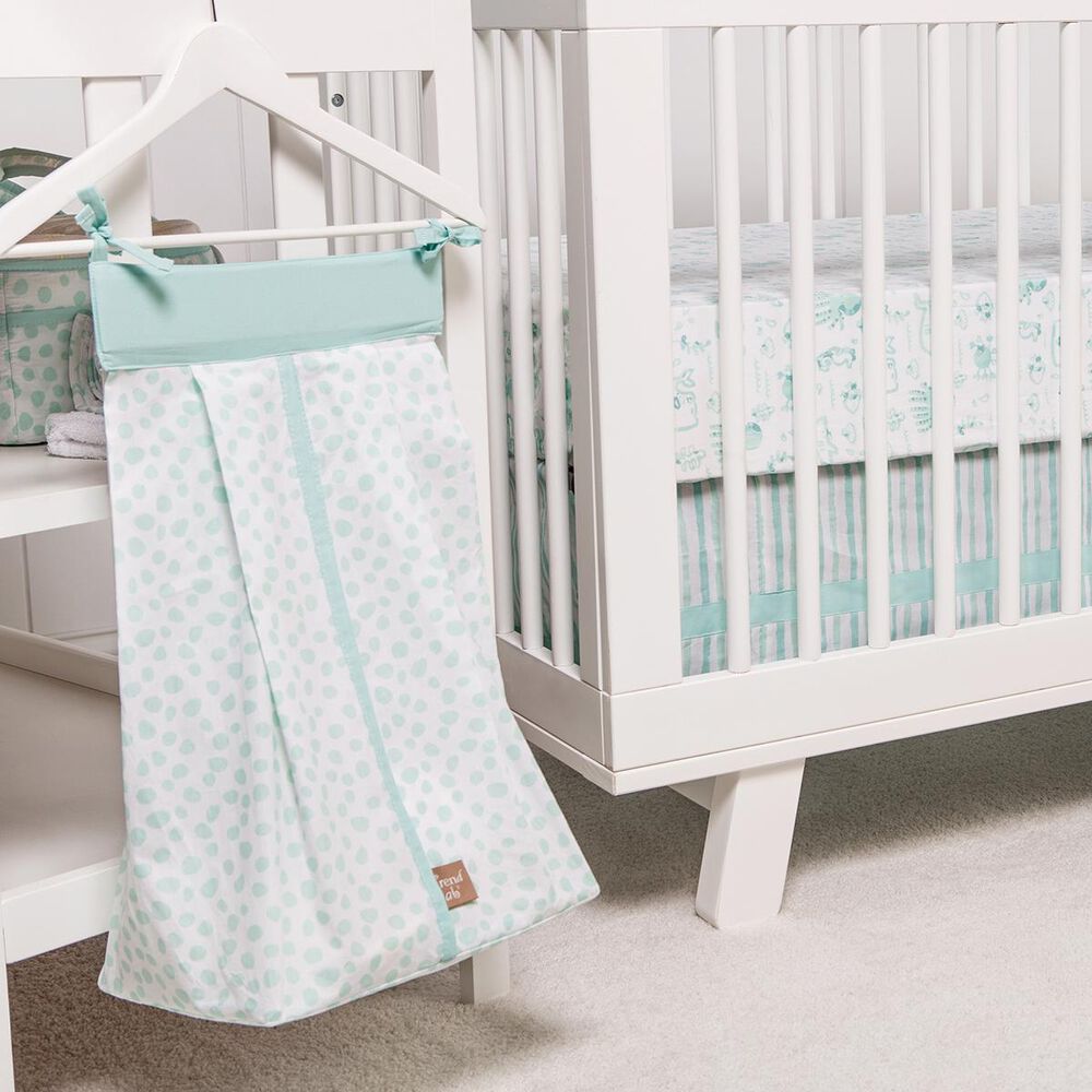 Trend Labs Taylor Diaper Stacker in Aqua, , large