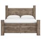 Ashley Rusticott King Poster Bed in Brown, , large