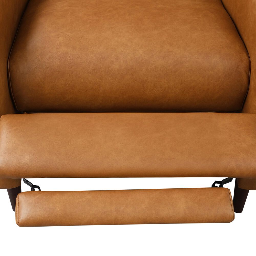 Furniture of America Selric Push Back Recliner in Brown, , large