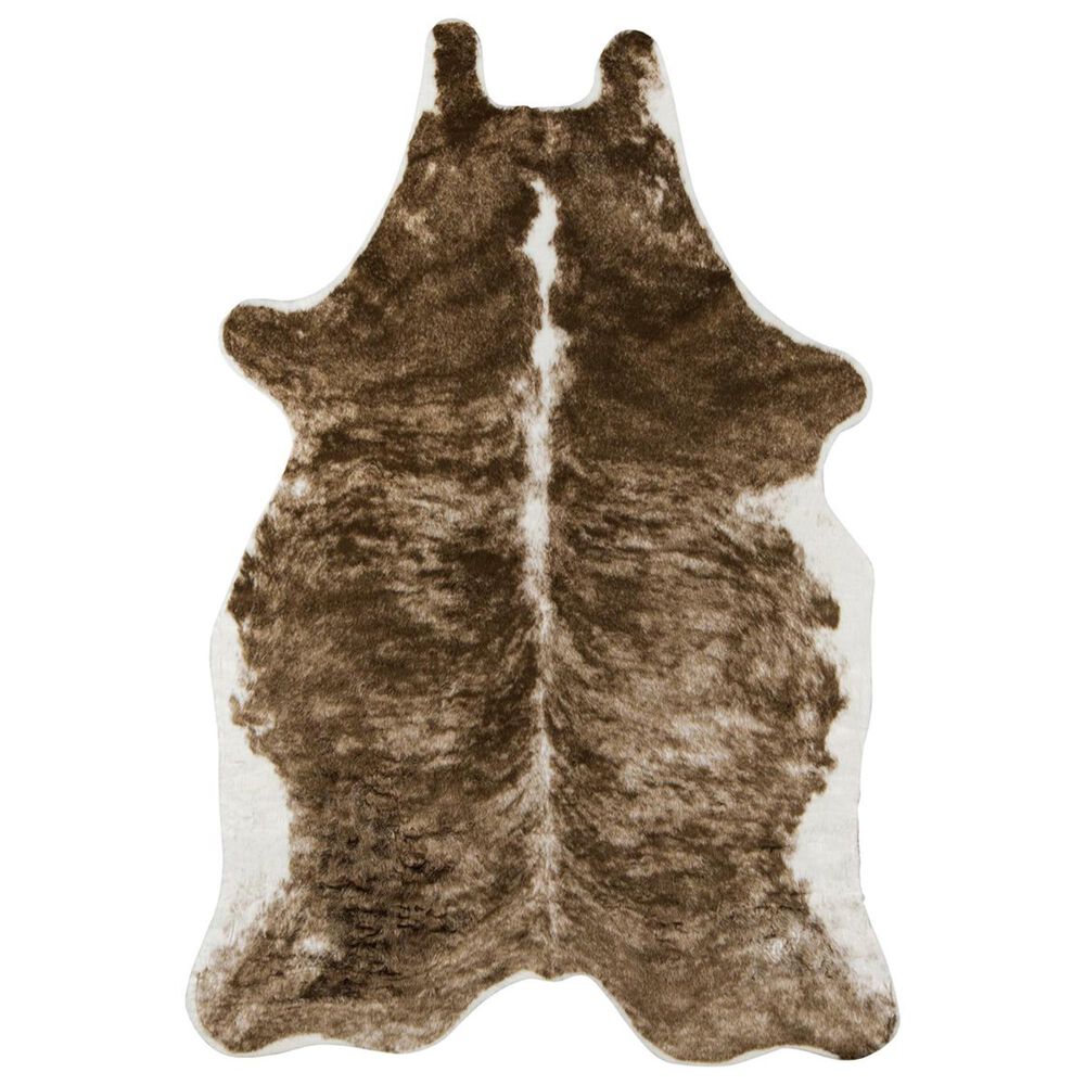 Momeni Acadia ACA-3 5"3" x 7"10" Brown Area Rug, , large