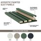 MS International Jade 9.5" x 94.5" Acoustic Wall Slat Panels, , large