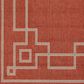 Surya Alfresco 5"3" x 7"7" Rust, Brown and Beige Indoor/Outdoor Area Rug, , large