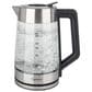 Jura H2O Glass Select 68 Oz Rapid Boil Kettle in Stainless Steel and Black, , large