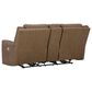 Ashley Trasimeno 3-Piece Power Reclining Living Room Set in Caramel, , large