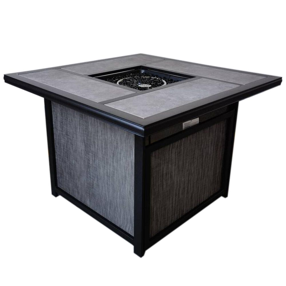 Gathercraft Franklin 5-Piece Firepit Chat Set in Gray, , large
