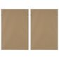 Uttermost Burgundy Interjection 39.5" x 26.5" Abstract Print in Gray, Black and Brown (Set of 2), , large