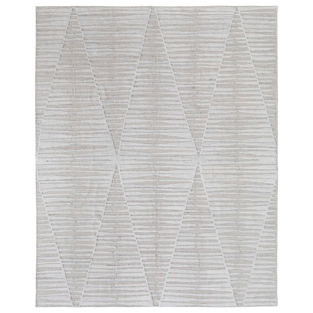 Feizy Elias 5" x 8" Ivory and Gray Area Rug, , large