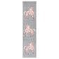 Safavieh Carousel 2" x 8" Grey, Ivory and Pink Kids Runner, , large