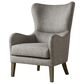 Hampton Park Arianna Swoop Wing Chair in Grey, , large