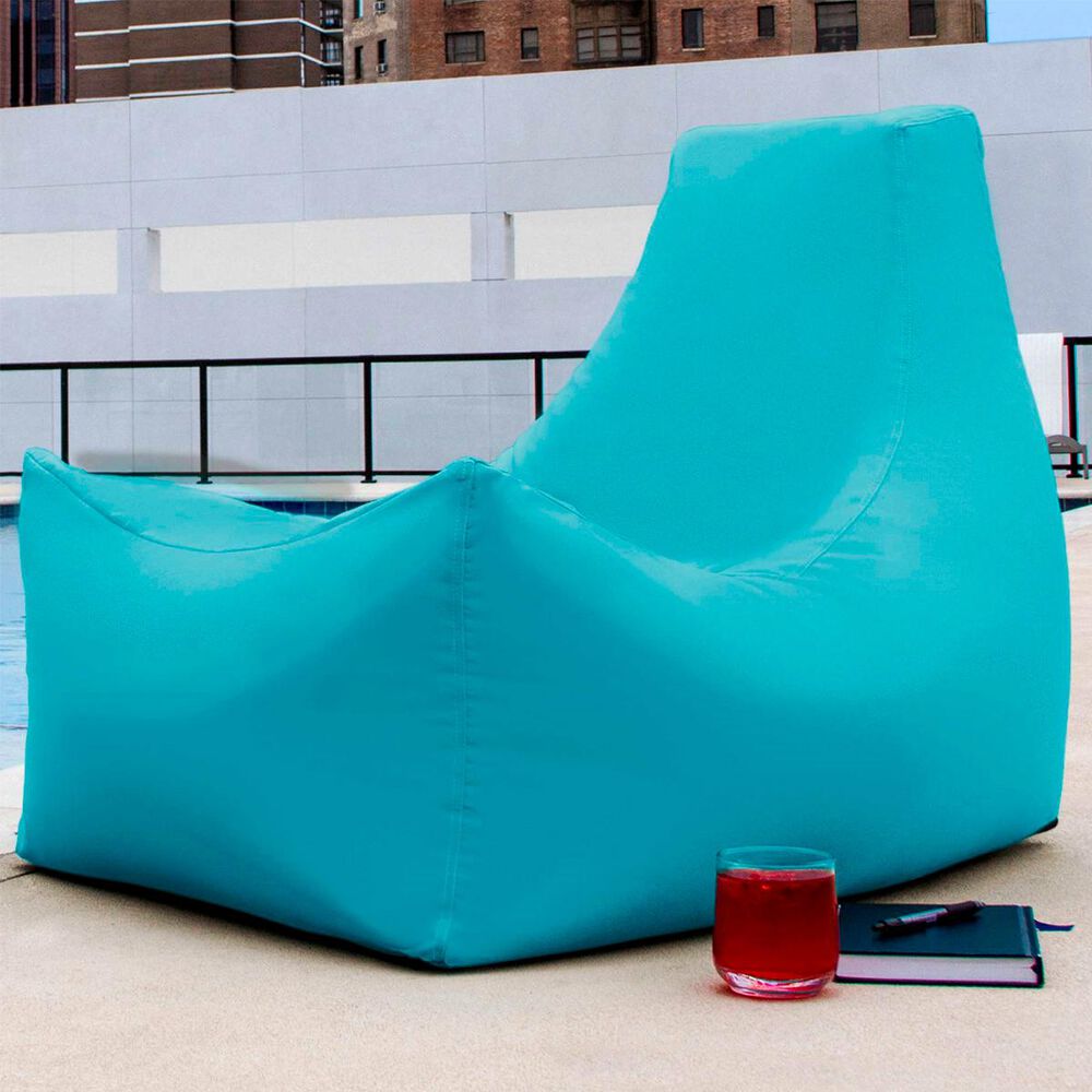 Jaxx Juniper Outdoor Bean Bag Patio Chair in Light Blue, , large