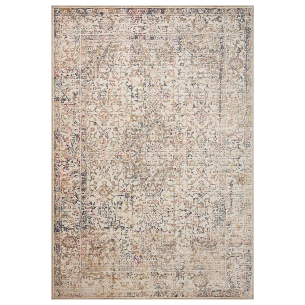 Loloi Indra 2"6" x 10" Ivory and Multicolor Runner, , large
