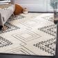 Safavieh Casablanca CSB301A 8" x 10" Ivory and Grey Area Rug, , large